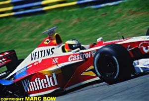 Ralf Schumacher on the Kyalami track