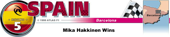 Mika Hakkinen wins - Spanish GP
