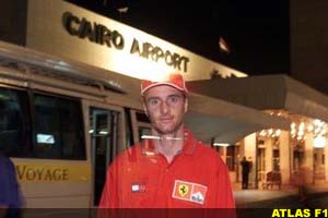 Eddie arrives at Cairo