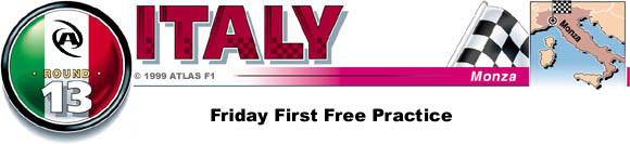 Friday First Free Practice - Italian GP