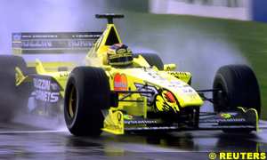 Frentzen in the wet, today