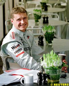 David Coulthard takes a rest at Jerez