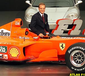 Rubens Barrichello at the launch