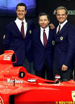 Schumacher, Todt and Barrichello