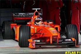 Schumacher at Barcelona, today