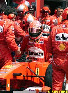 Schumacher retires from the race