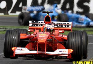 Barrichello in qualifying, today