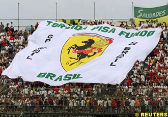 The crowd at Interlagos today