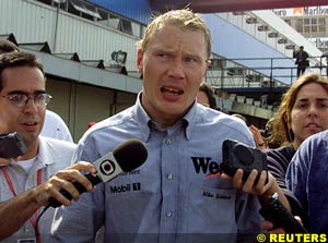 Hakkinen after his retirement