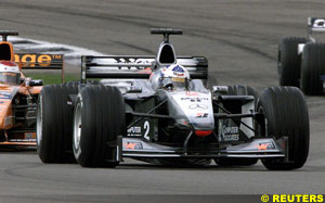 David Coulthard, today, at Indy