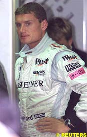 David Coulthard, today in Belgium