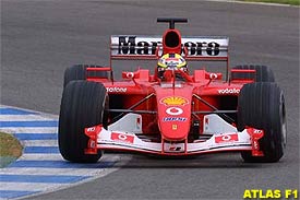 Burti Kicks Off Jerez Test for Ferrari