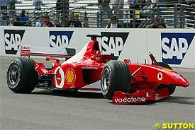 Barrichello's car