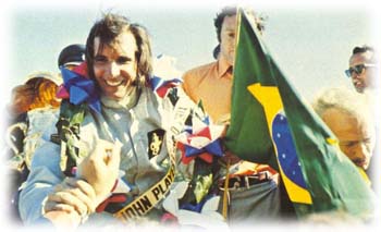 Emerson Fittipaldi at the British Grand Prix