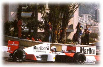 Alain Prost in Monaco