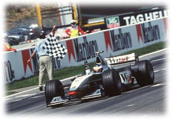 Mika Hakkinen wins the Spanish GP
